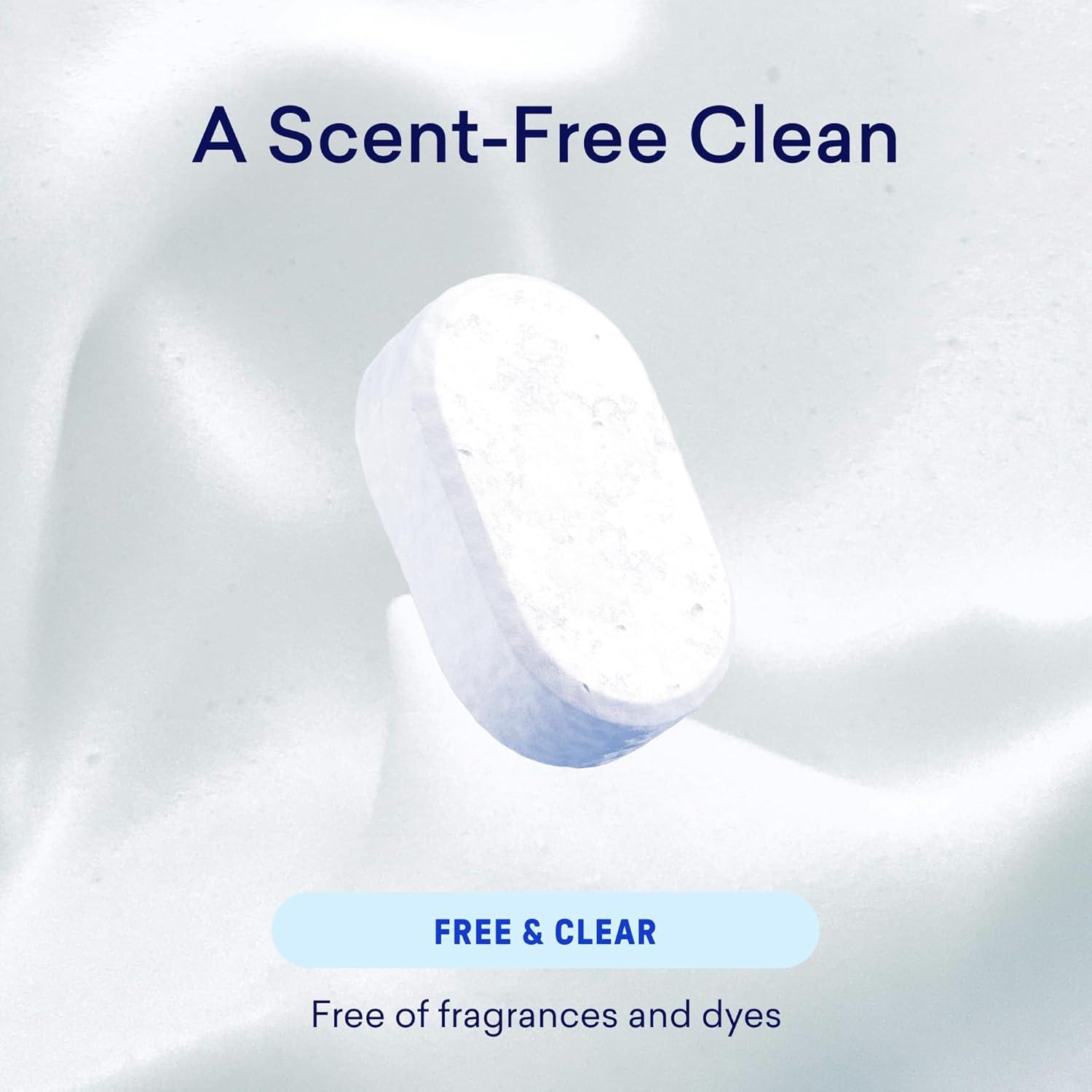 image:imageBLUELAND 100 PlasticFree Dishwasher Detergent Tablets 120 Count Free amp Clear EcoFriendly Dishwashing Pods Natural USDA Certified biobasedFragrance Free