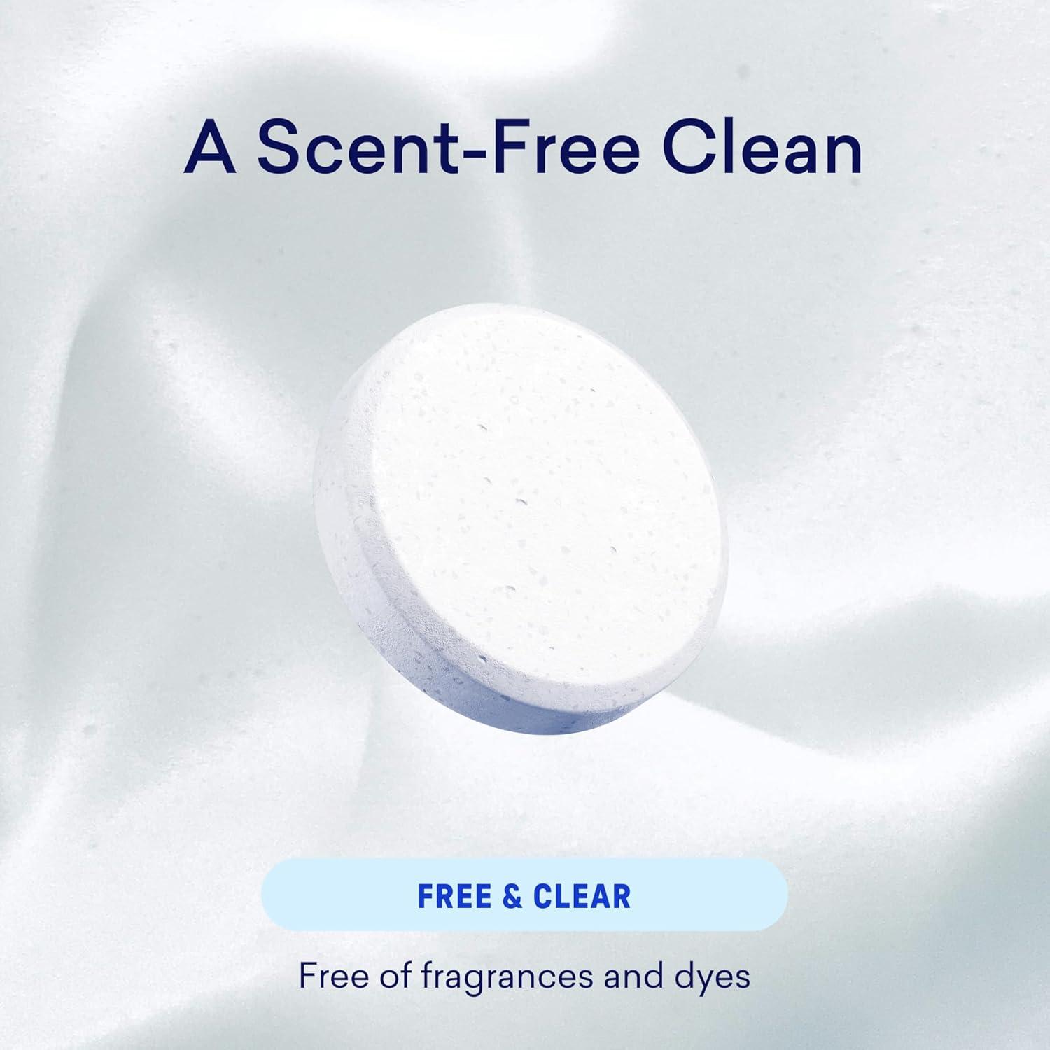 image:imageBLUELAND Laundry Detergent Tablets 36 Count PlasticFree EcoFriendly Pods Sheets Liquid Alternative Fragrance Free and Clear Natural GentleFragrance Free