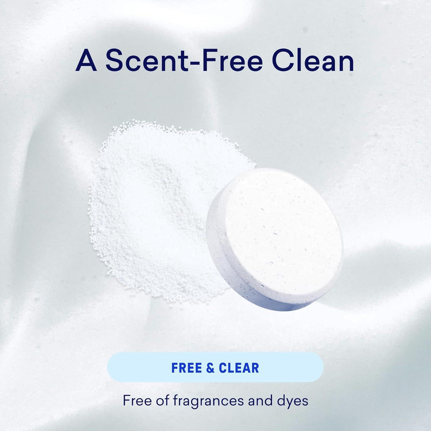 image:imageBLUELAND Laundry Detergent Tablets 36 Count PlasticFree EcoFriendly Pods Sheets Liquid Alternative Fragrance Free and Clear Natural GentleFragrance Free