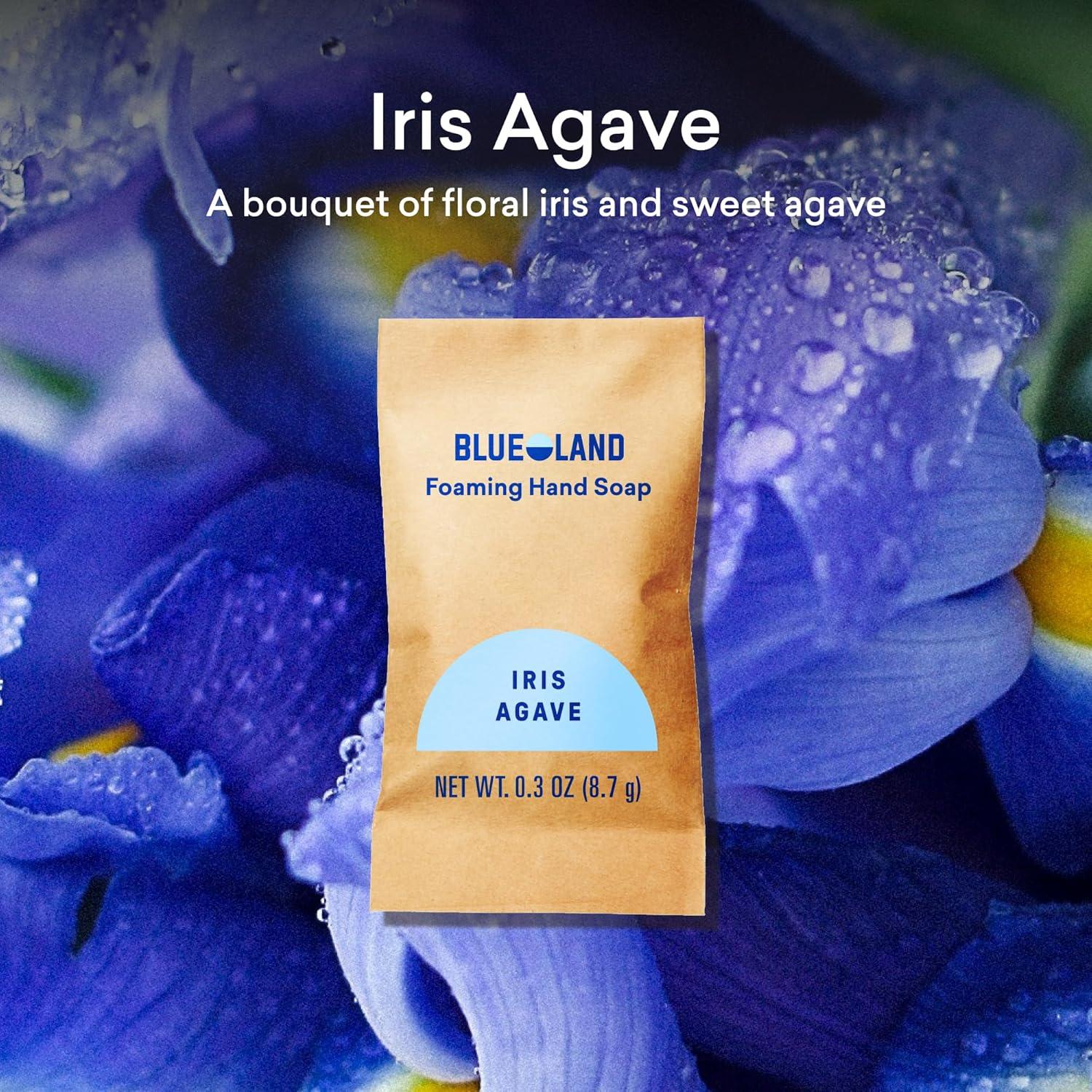 image:imageBLUELAND Foaming Hand Soap Refill Tablets 10Pack Iris Agave Scent Eco Friendly Cleaning Products 10 x 9 Fl ozIris Agave