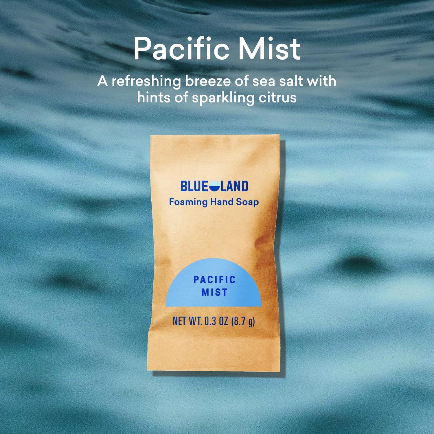 image:imageBLUELAND Foaming Hand Soap Refill Tablets 10Pack Iris Agave Scent Eco Friendly Cleaning Products 10 x 9 Fl ozPacific Mist