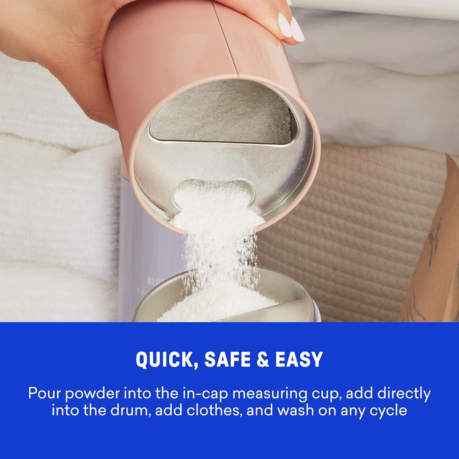 image:imageBLUELAND Oxi Laundry Booster Powder with Tin Starter Set Spring Bloom Scent 25 Loads 176 oz PlasticFree Eco Friendly Oxy Cleaner Stain RemoverSpring Bloom